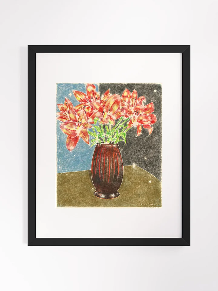 Lillies 07.05.12 print framed product image (2)