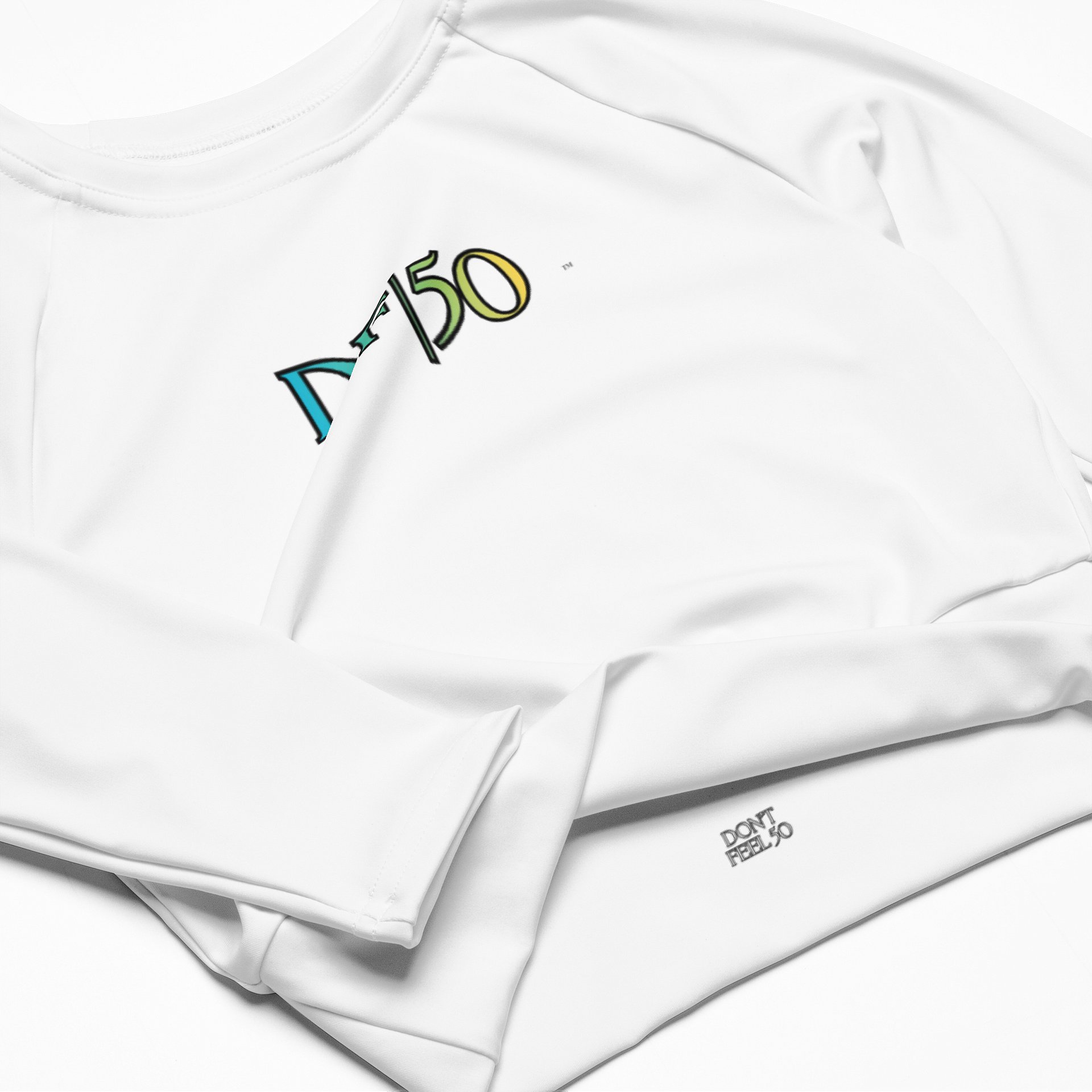 YOU ARE TIMELESS DF50 Recycled Fabric Long Sleeve Crop Top product image (7)