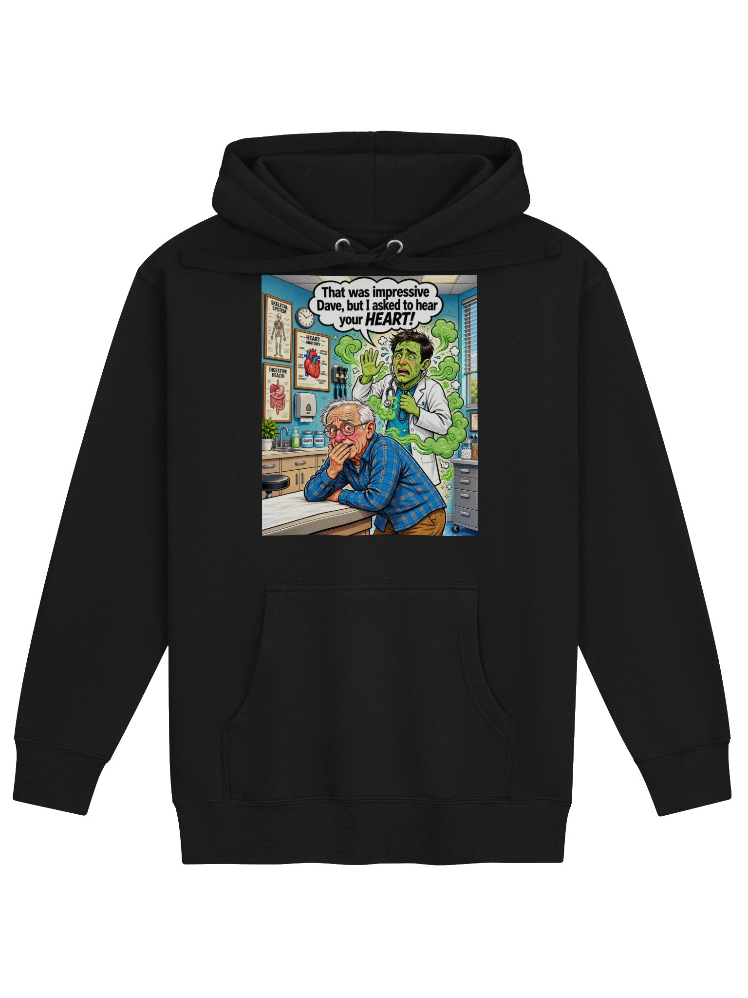 1 Earth Prints Hear Your Heart Dave Premium Hoodie product image (1)
