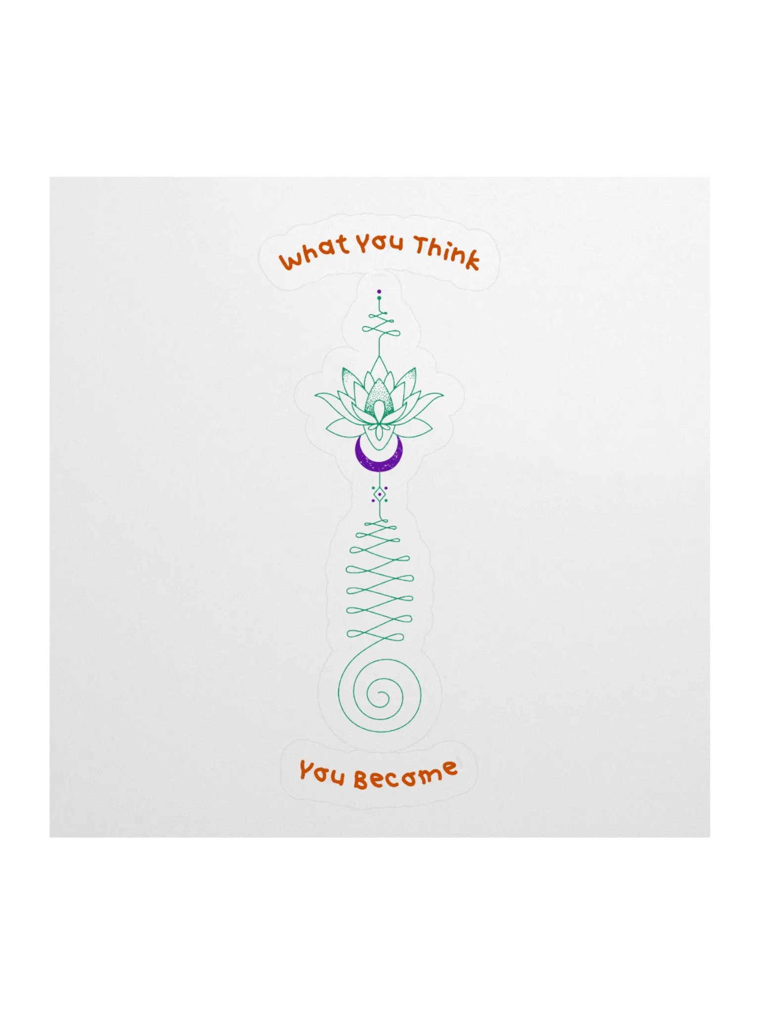Mystic Lotus Kiss Cut Stickers product image (1)