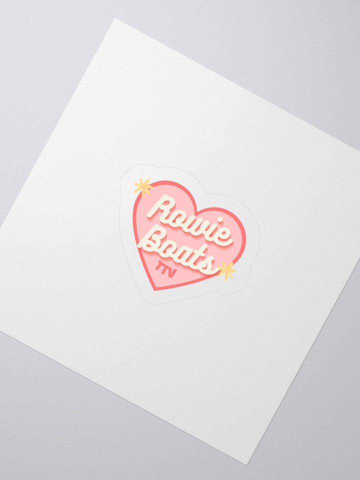 Rowieboats Pink Heart Sticker product image (6)