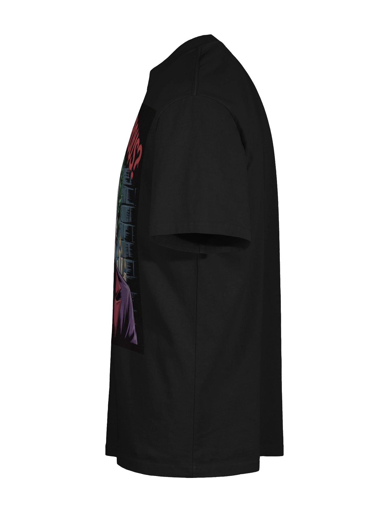 Sinister Query: Why So Serious? Joker Oversized Faded T-Shirt product image (10)