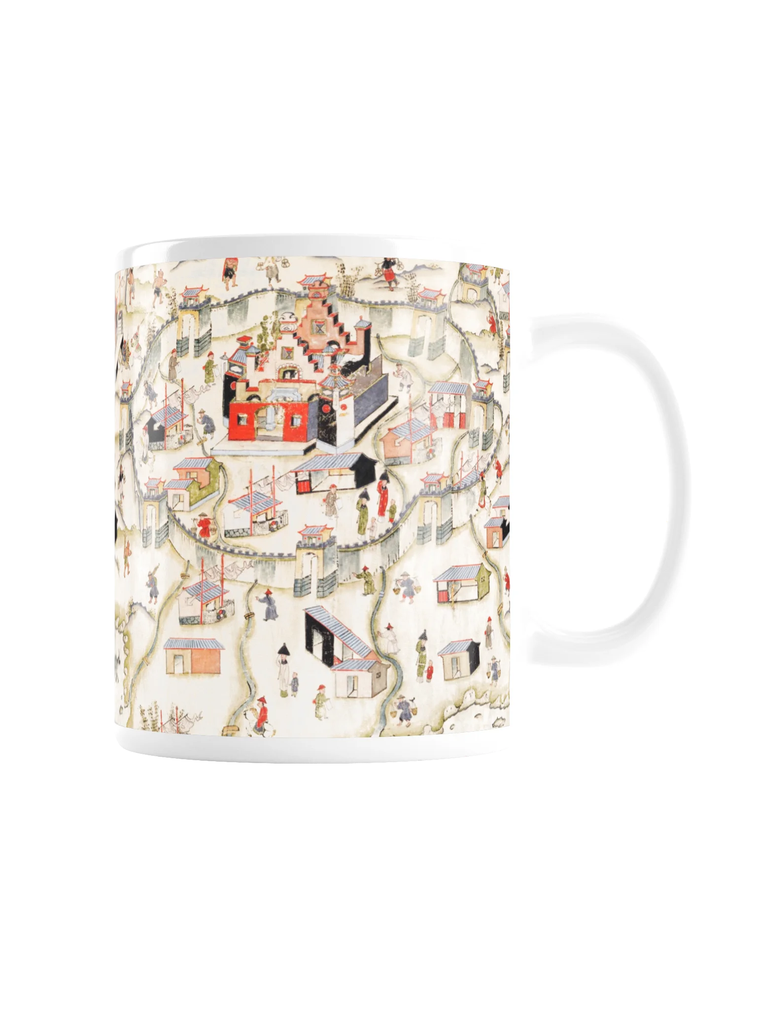 Ancient Cityscape Glossy Mug product image (3)