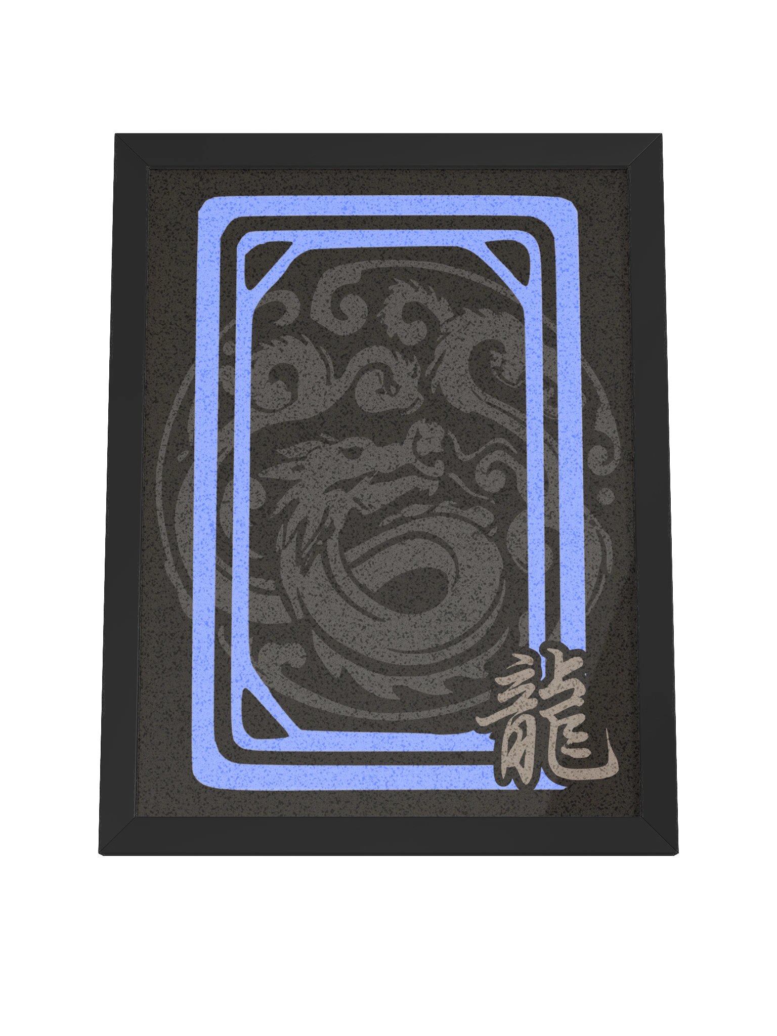 Mahjong White Dragon Board Game Room Poster - FRAMED product image (8)