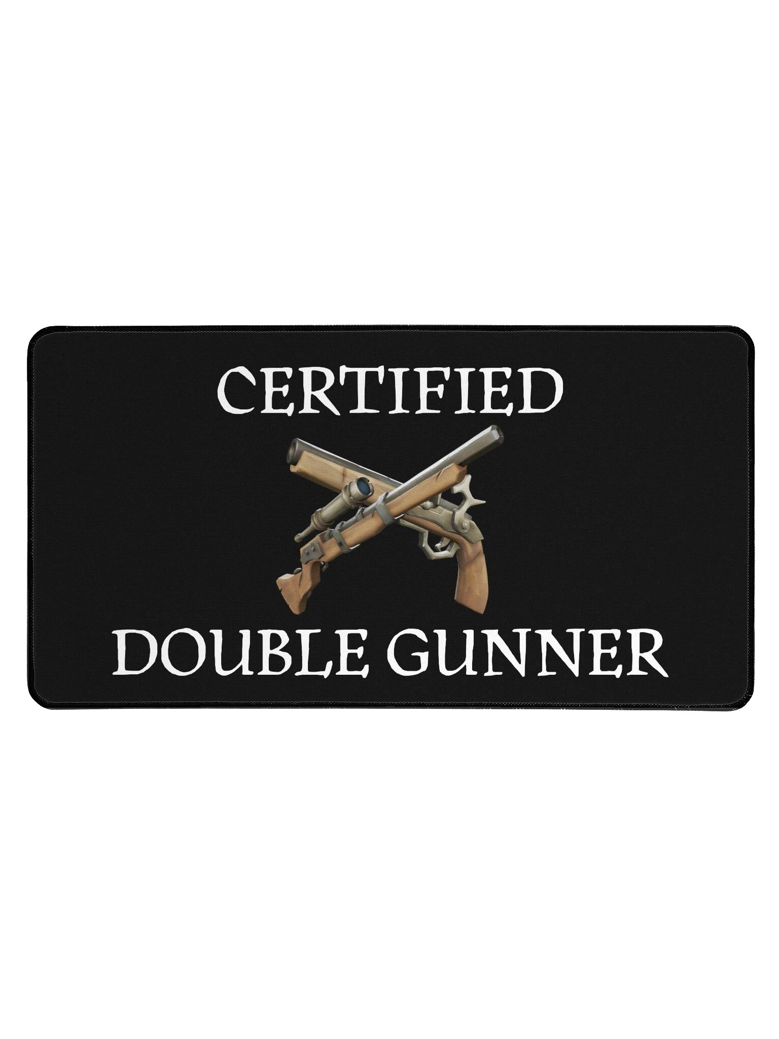 Certified Double Gunner Mousepad product image (1)
