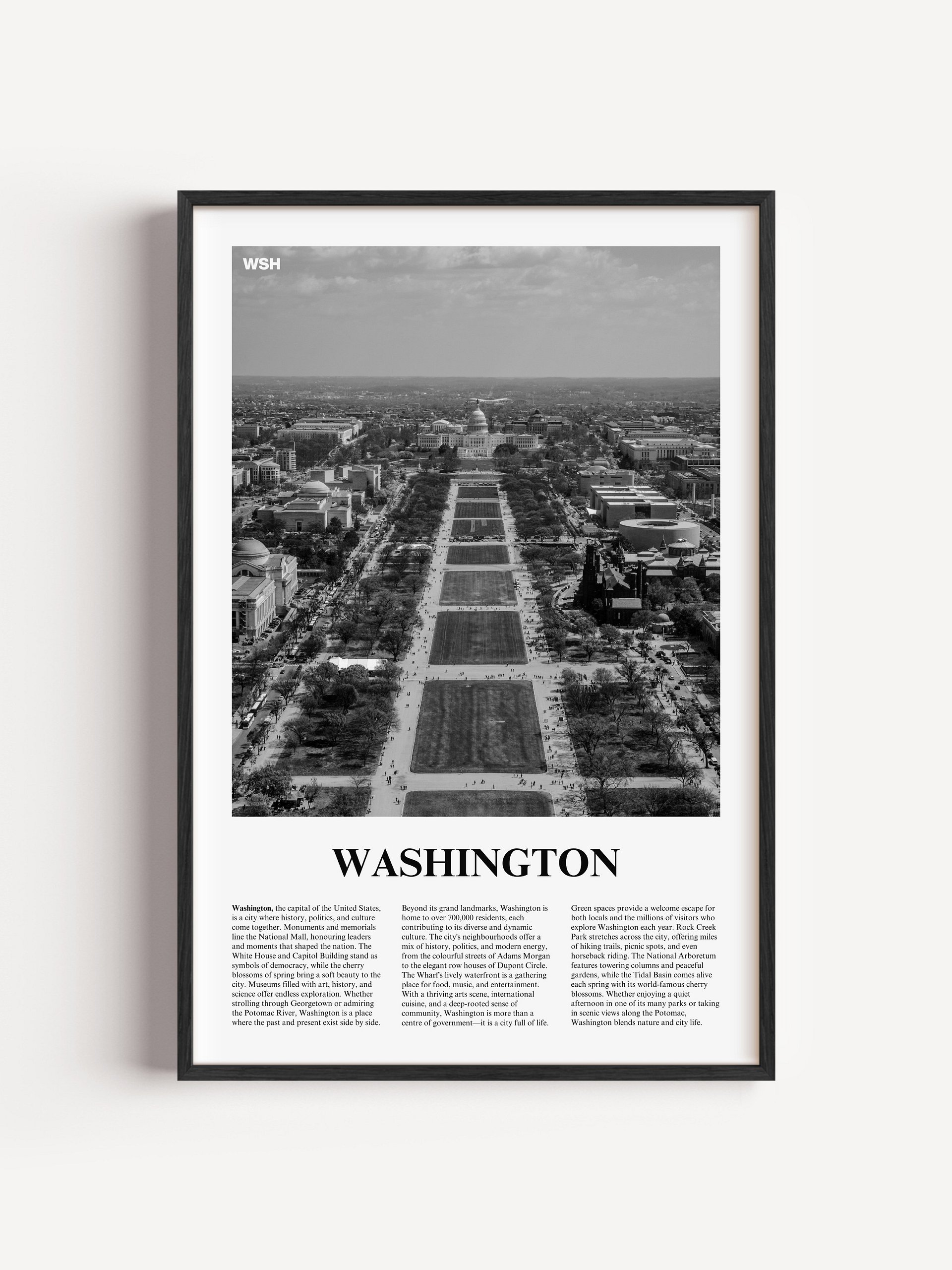 Washington 03 Newspaper Poster product image (1)