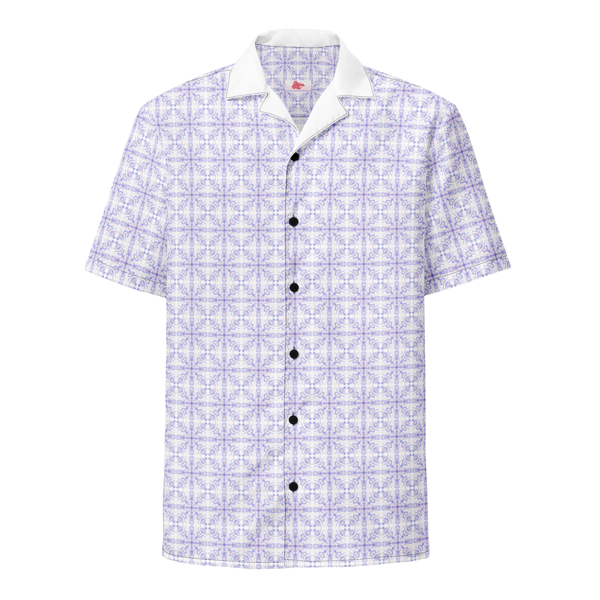 Purple Pandemonium Unisex Button Up Shirt (White) product image (1)