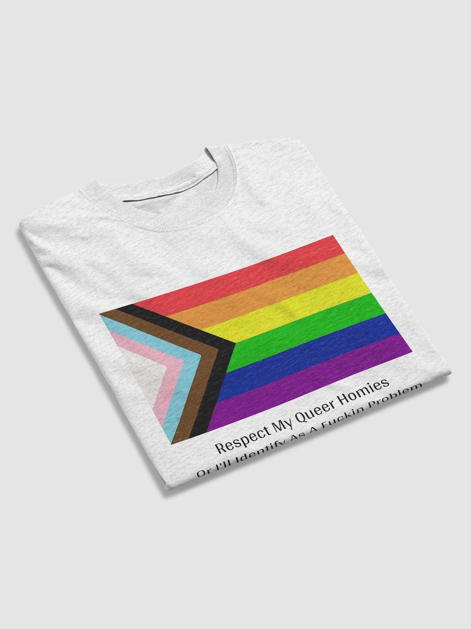 Respect My Queer Homies Tee - Light Colors product image (29)