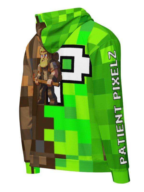 Patient PixelZ P Logo Unisex Adult Zip Hoodie (PixelZ My Craft) product image (2)