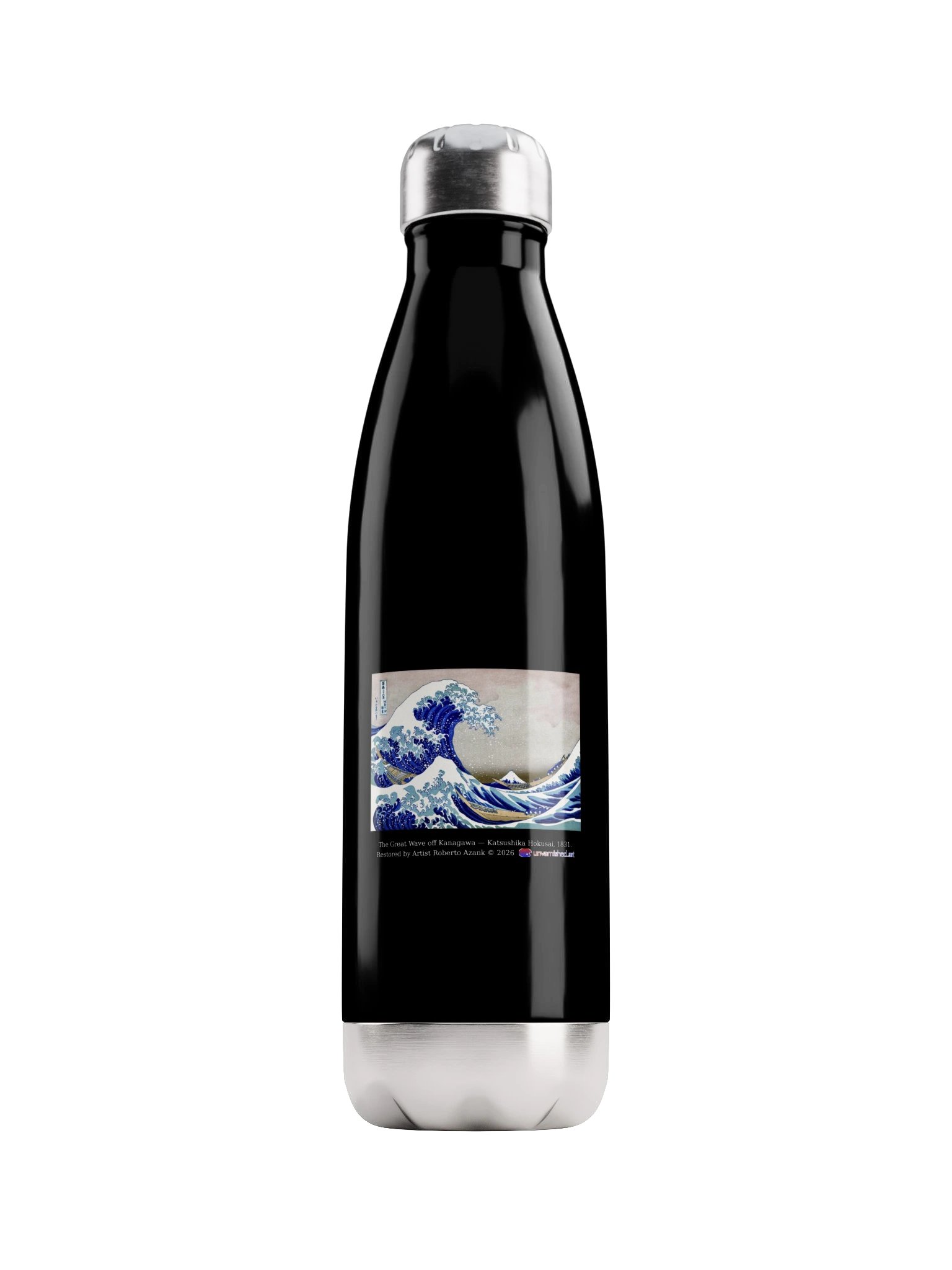 The Great Wave off Kanagawa — Water Bottle product image (1)