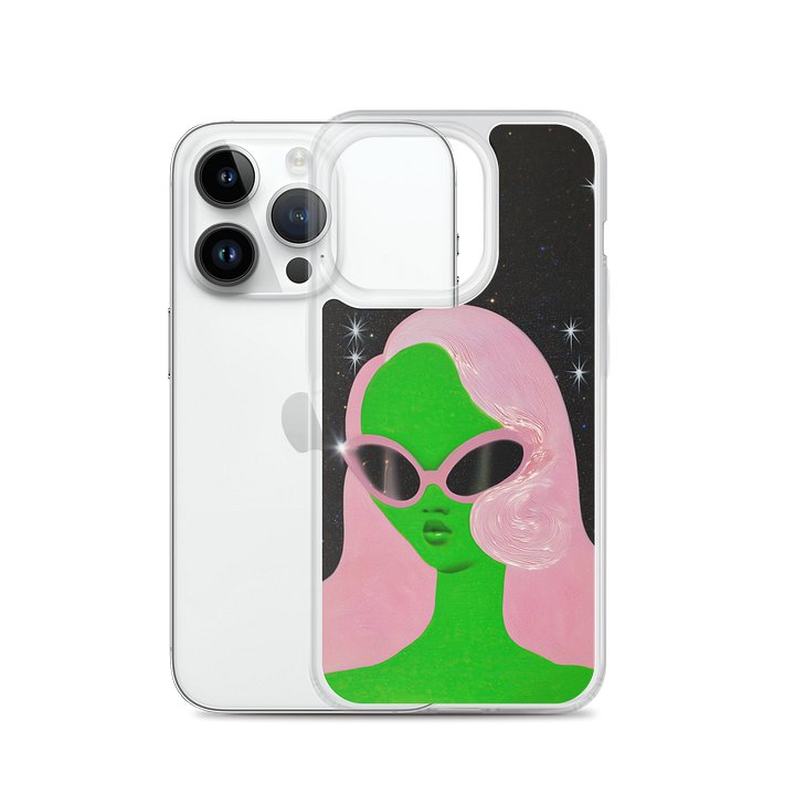 Sassy Alien Clear iPhone Case product image (19)