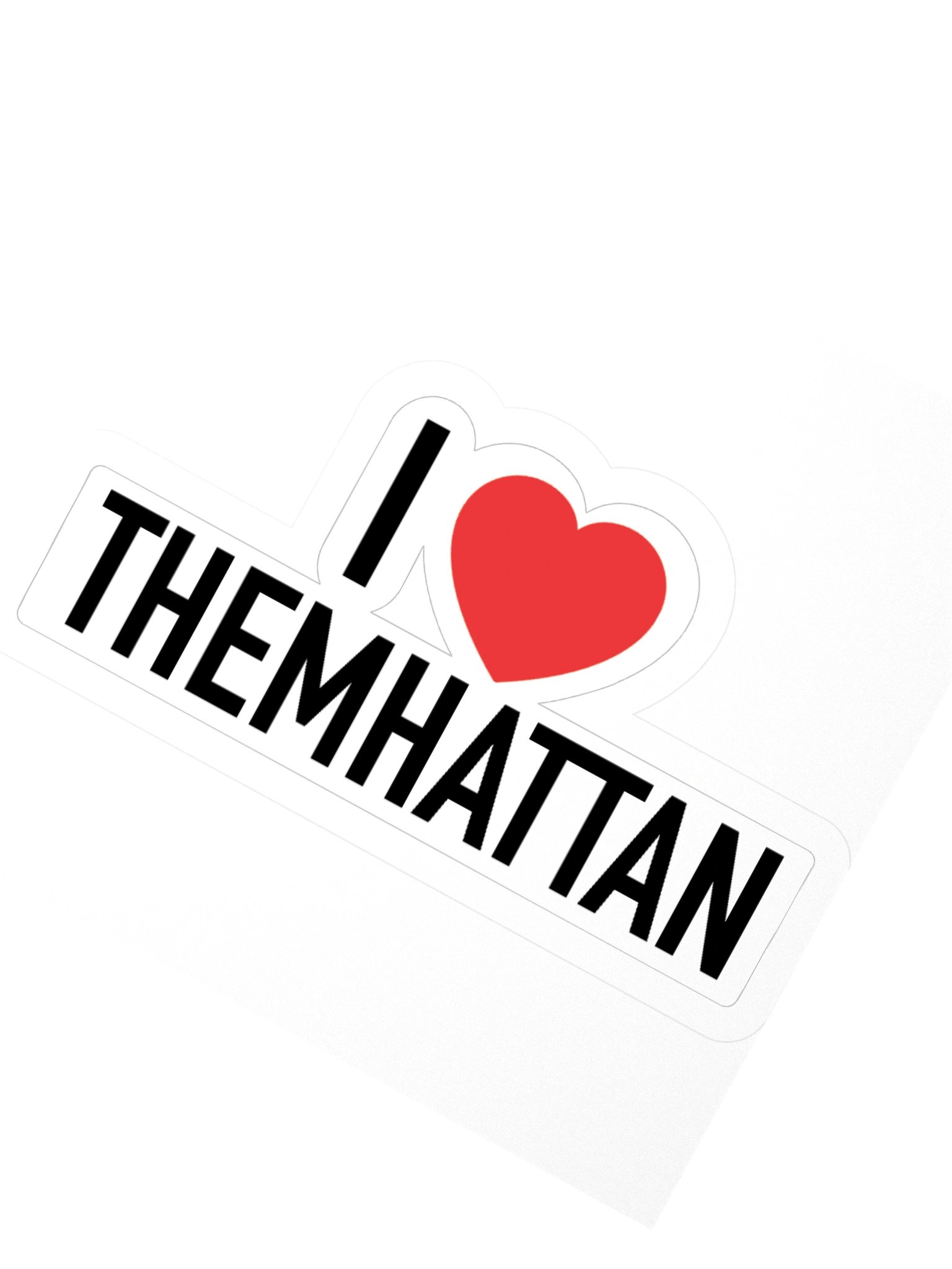 I ♥ THEMHATTAN Sticker (Cut-Out) product image (5)