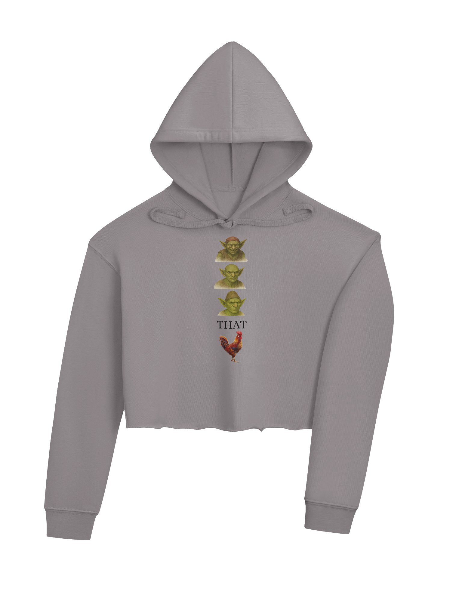 Goblin, Goblin, Goblin, THAT C@#! Crop Hoodie product image (4)