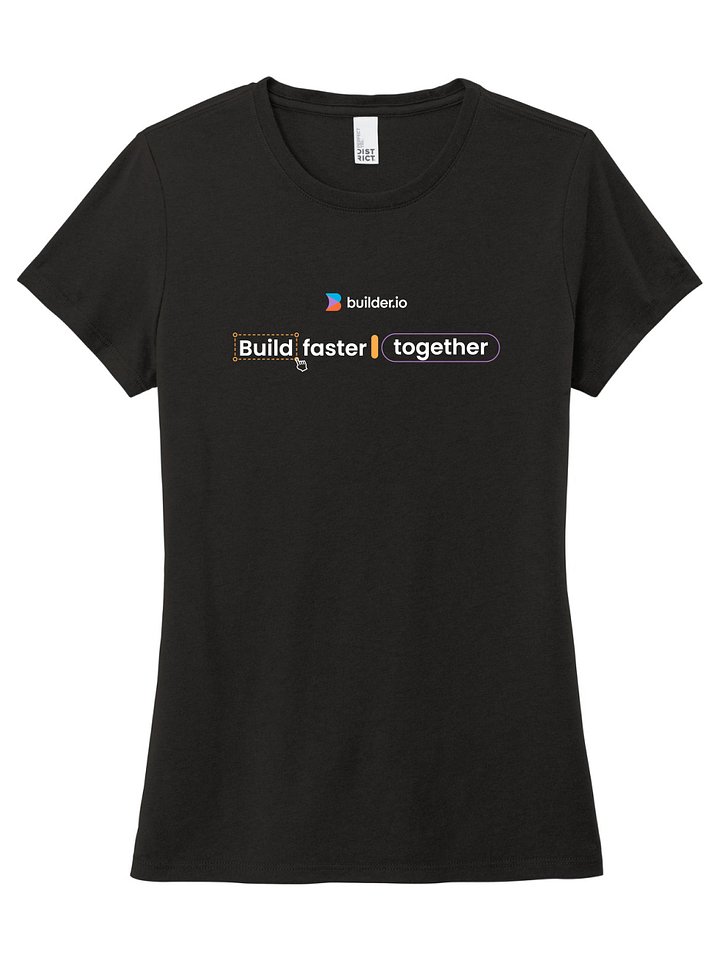 Builder.io - Women's Build Faster Perfect Tri Tee product image (1)
