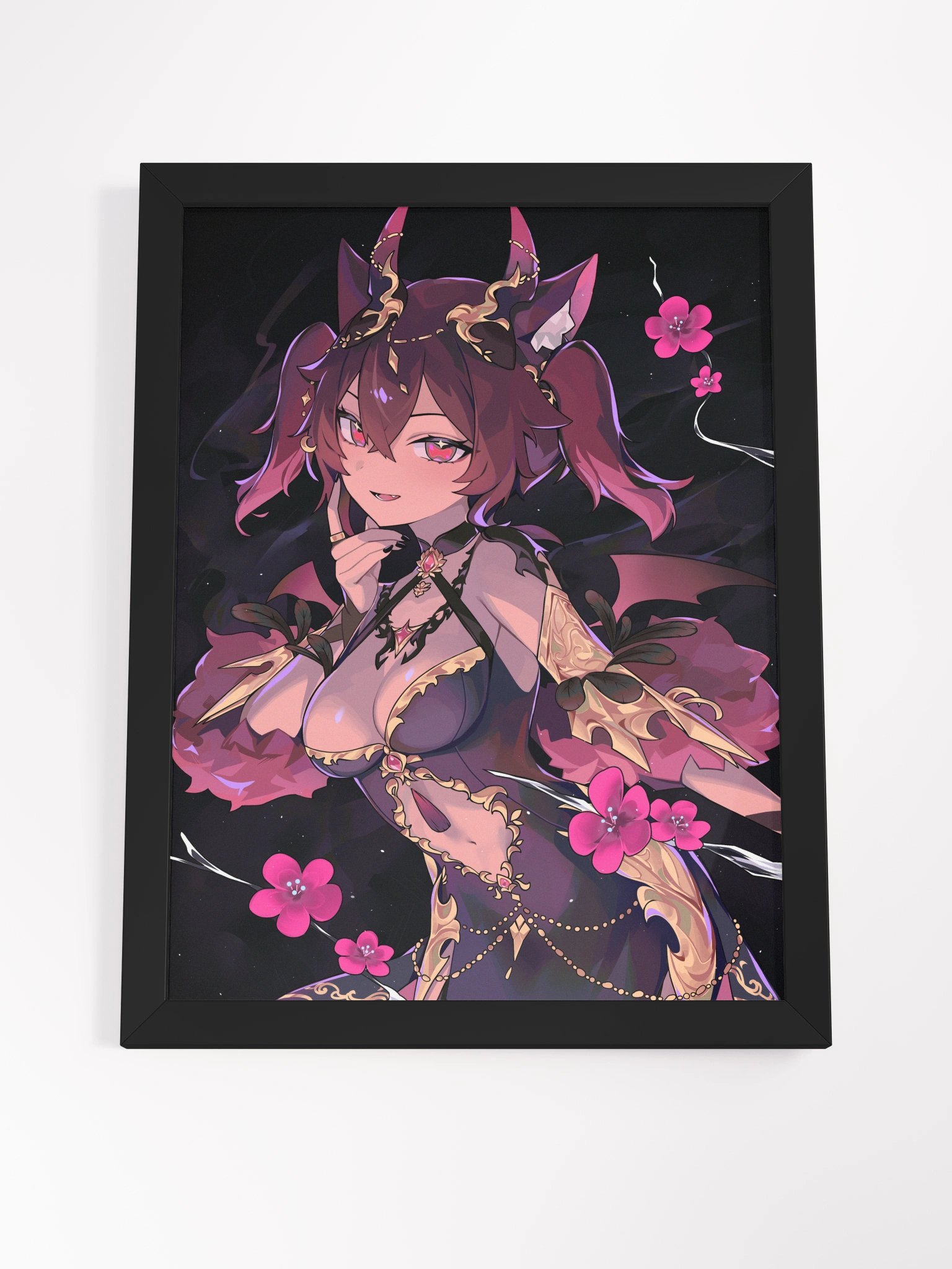 【Framed Poster】- Myun Floral Halfbody product image (5)