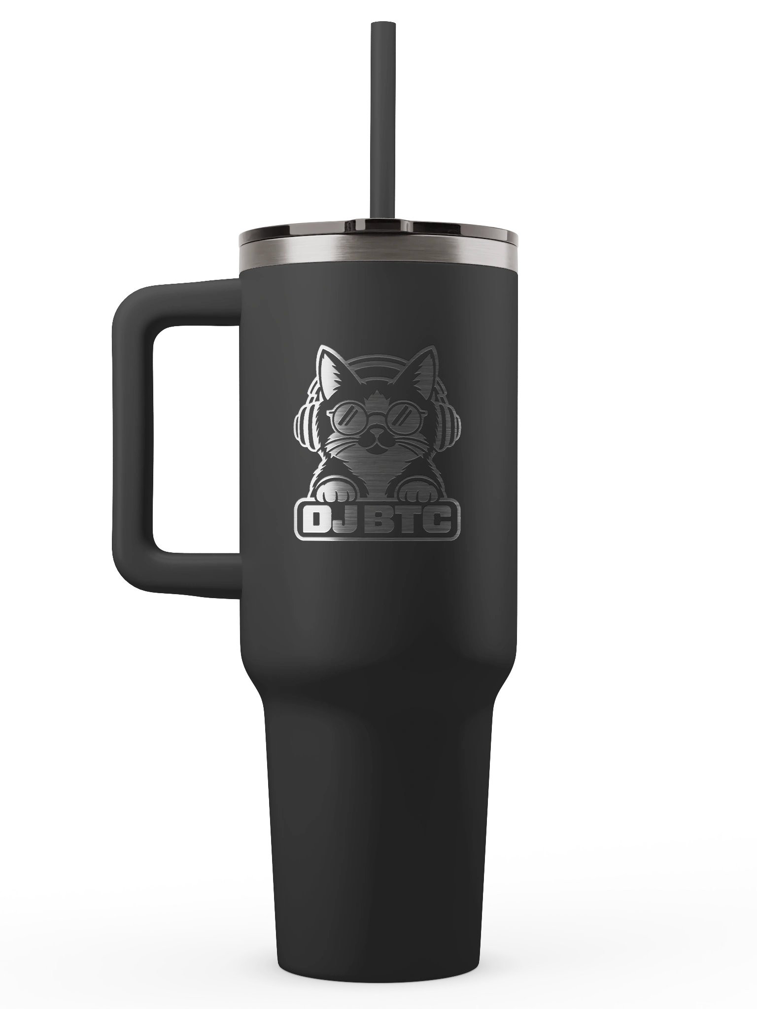 DJ BTC – Bob Thunder Cat Signature Engraved Tumbler product image (1)