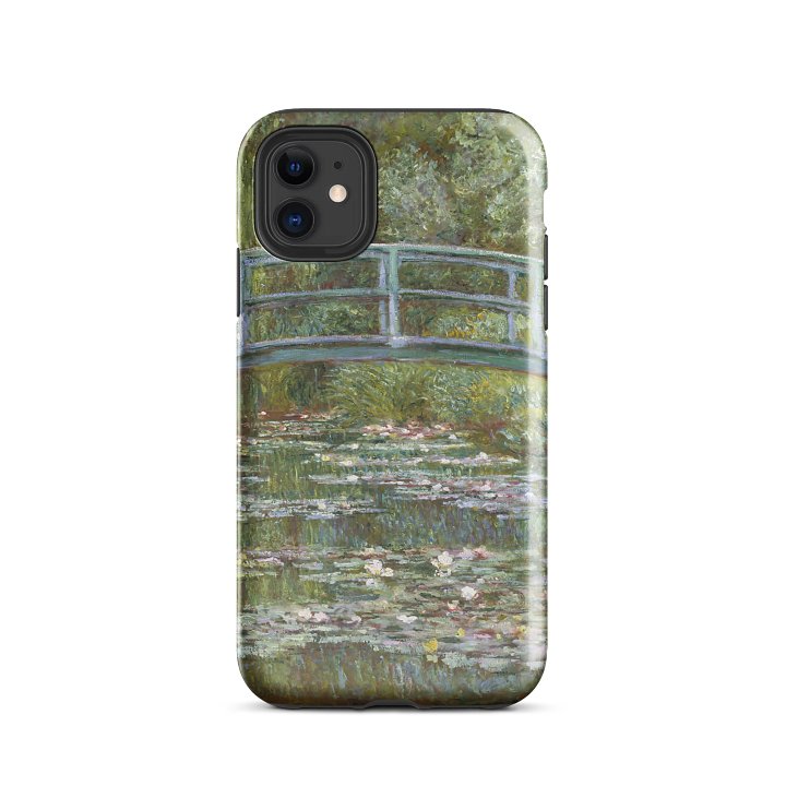 Monet – Water Lily Bridge (Japanese Bridge) iPhone® Tough Case product image (2)