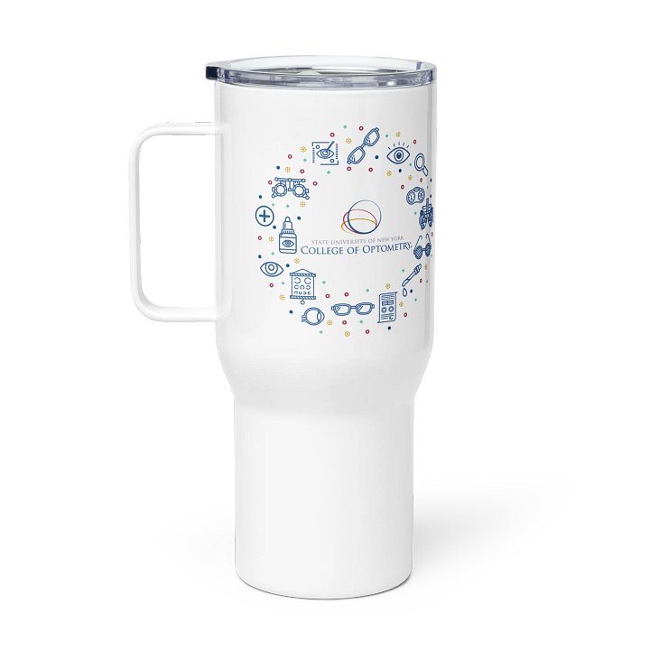 SUNY Optometry - Stainless Steel 25oz Insulated Travel Mug product image (1)