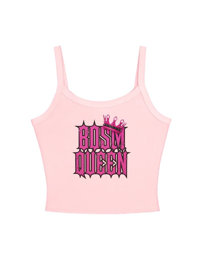 BDSM Queen – Damen Spaghetti Strap Crop Top product image (2)