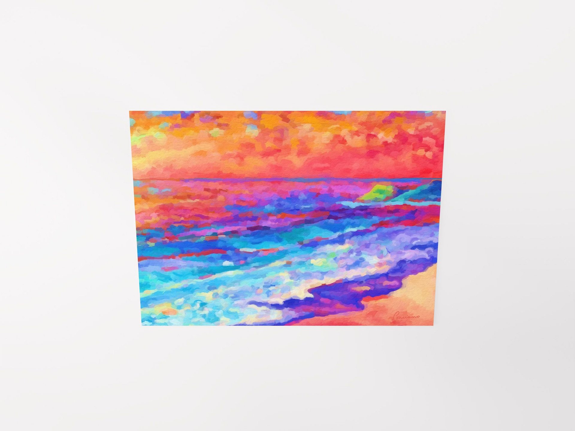 Sunset in Red Poster product image (3)