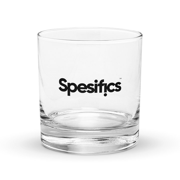 Spesifics Logo Rocks Glass product image (1)