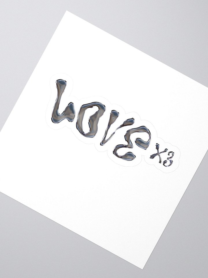 LOVE X3 Sticker product image (2)