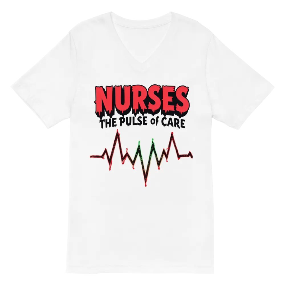 Pulse of Care Nurses V-Neck Tee product image (2)