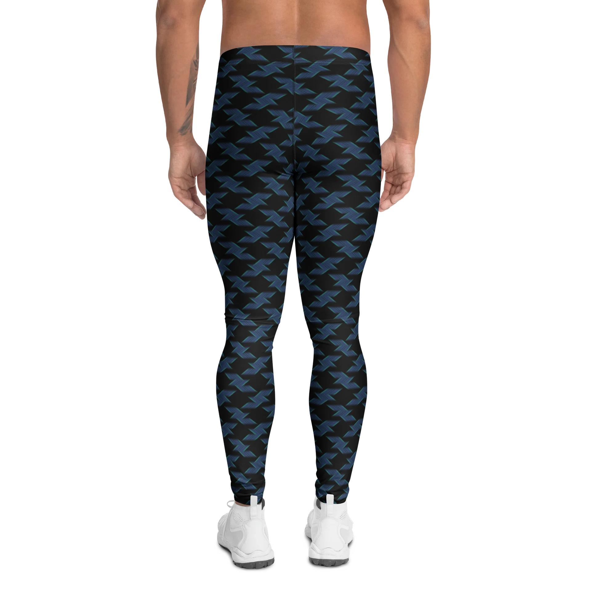 Buffalo Plaid Checkered Gingham Men's Leggings product image (2)