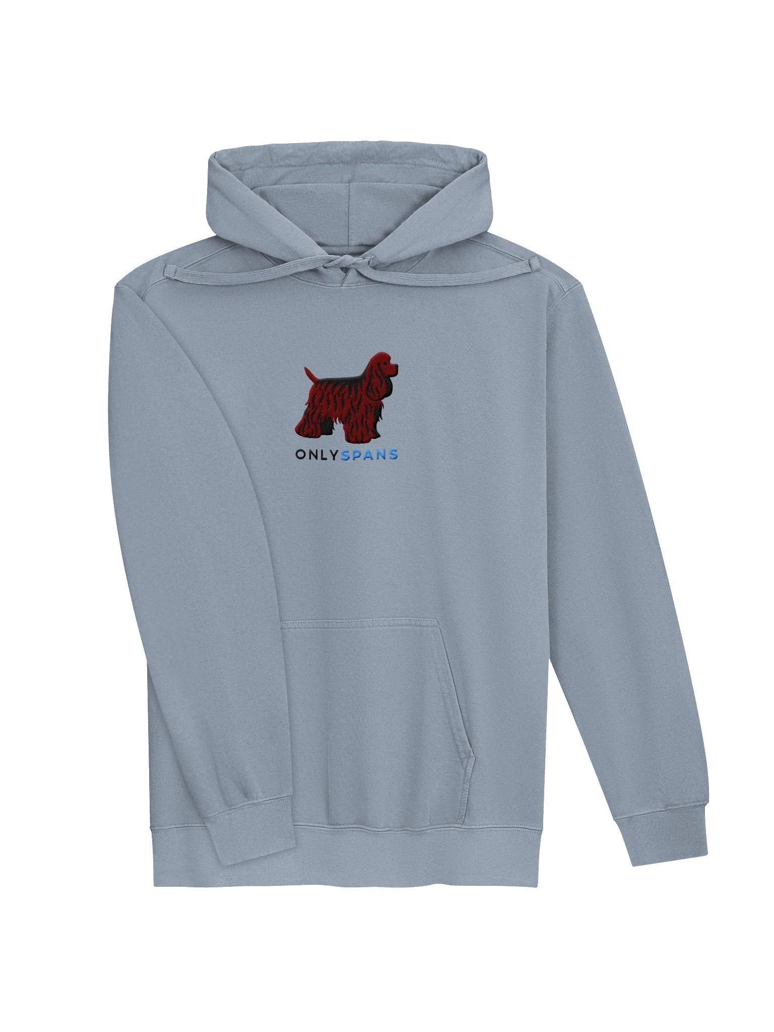 Only Spans Premium Hoodie (Embroidered) of an American Cocker Spaniel(Liver) product image (11)