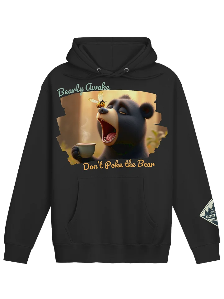 Bearly Awake Hoodie – Cozy Funny Bear Coffee Sweatshirt 🐻☕ product image (4)