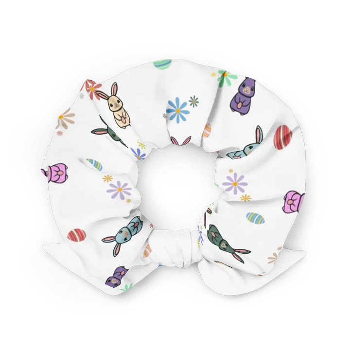 Whimsical Bunny Floral Party Scrunchie product image (2)