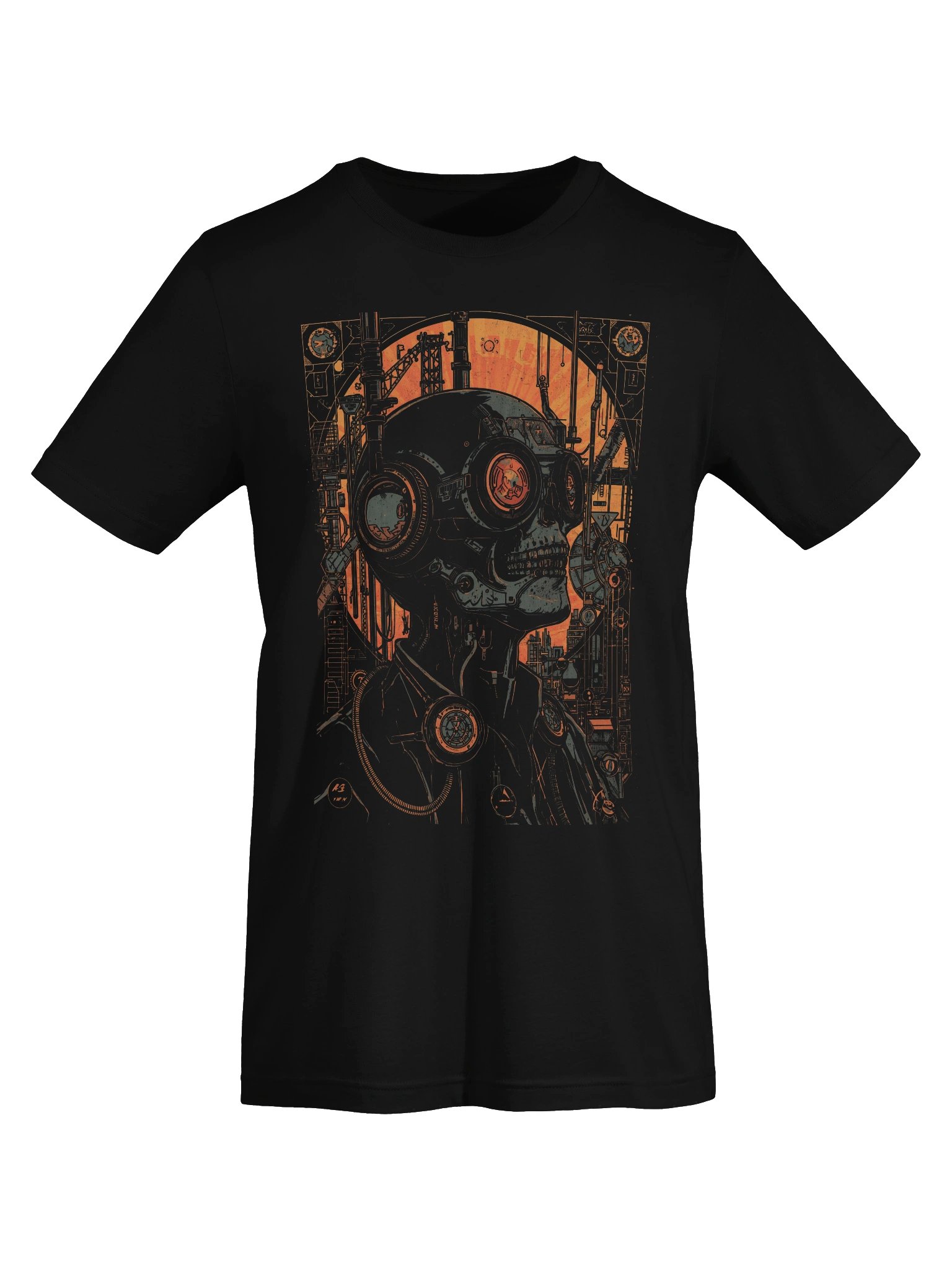 Cyberpunk Cyborg Bust Lightweight T-Shirt product image (4)