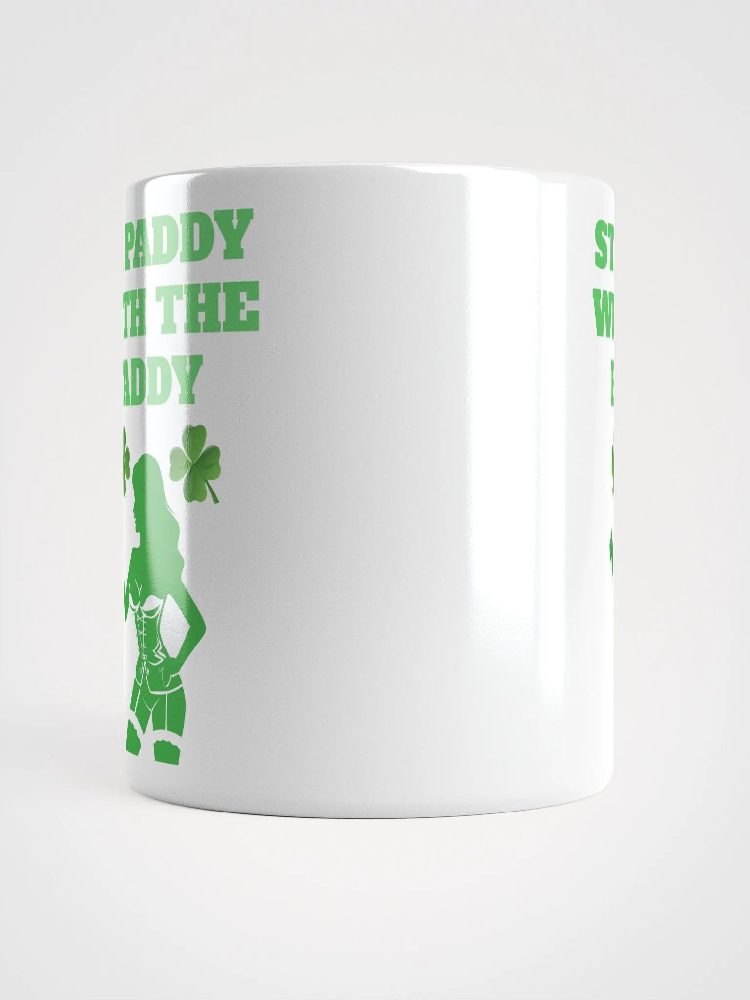 St. Paddy With The Faddy St. Patrick's Day White Mug product image (8)