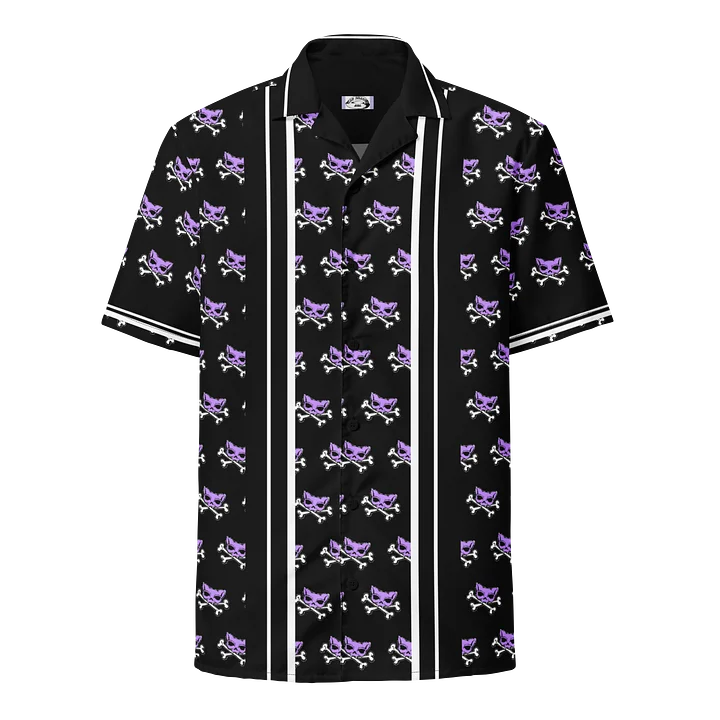 Purple and Blaque Katskull Bowlng Shirt product image (1)