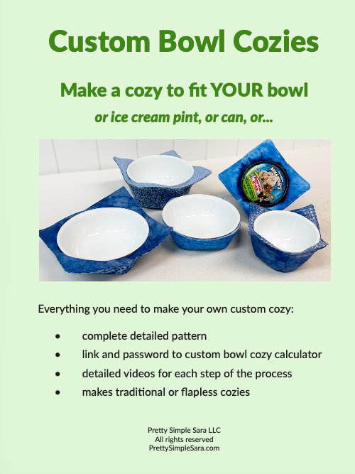 Custom Bowl Cozy Pattern product image (1)
