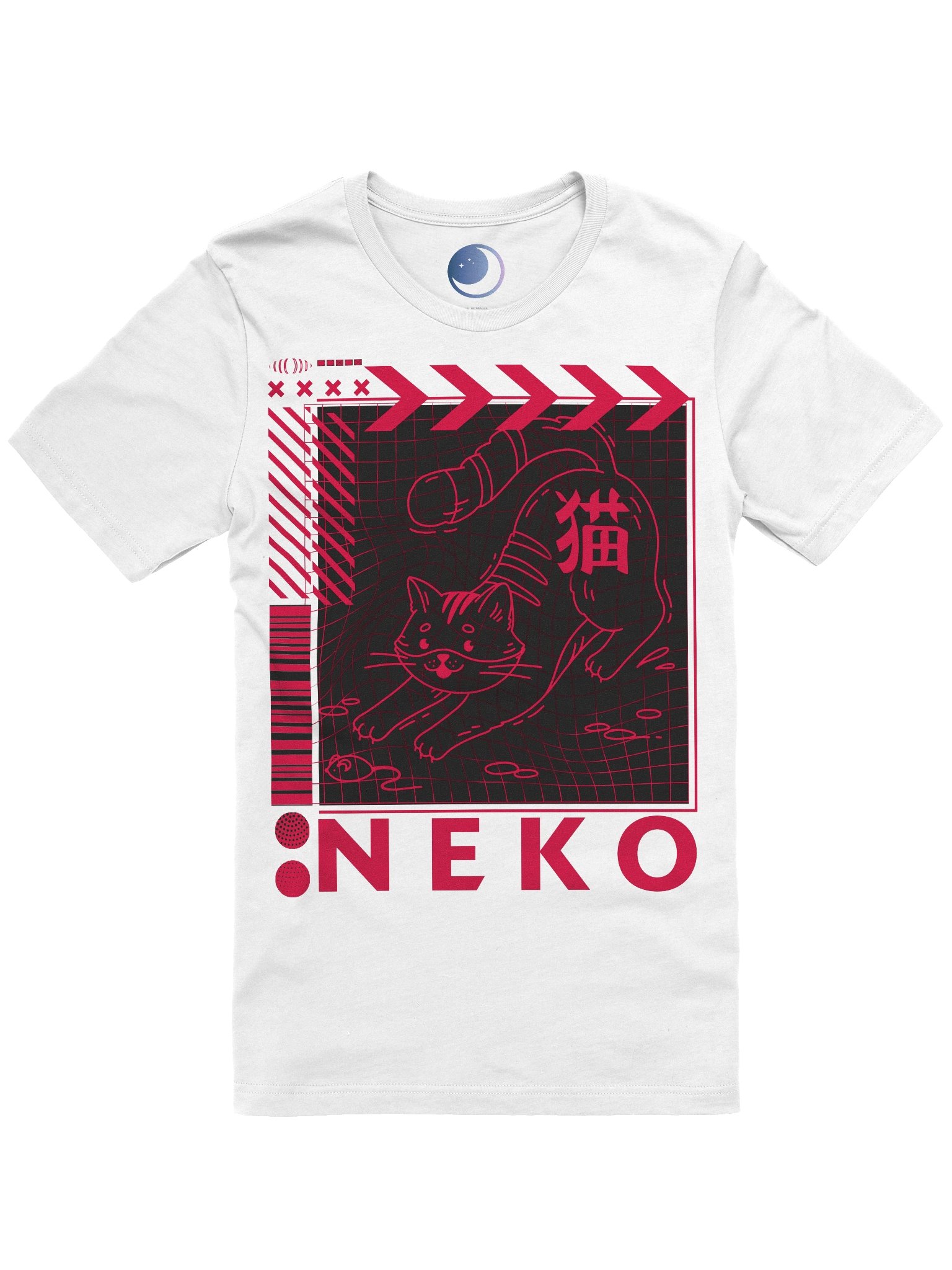 Neko Red & White Tee product image (1)