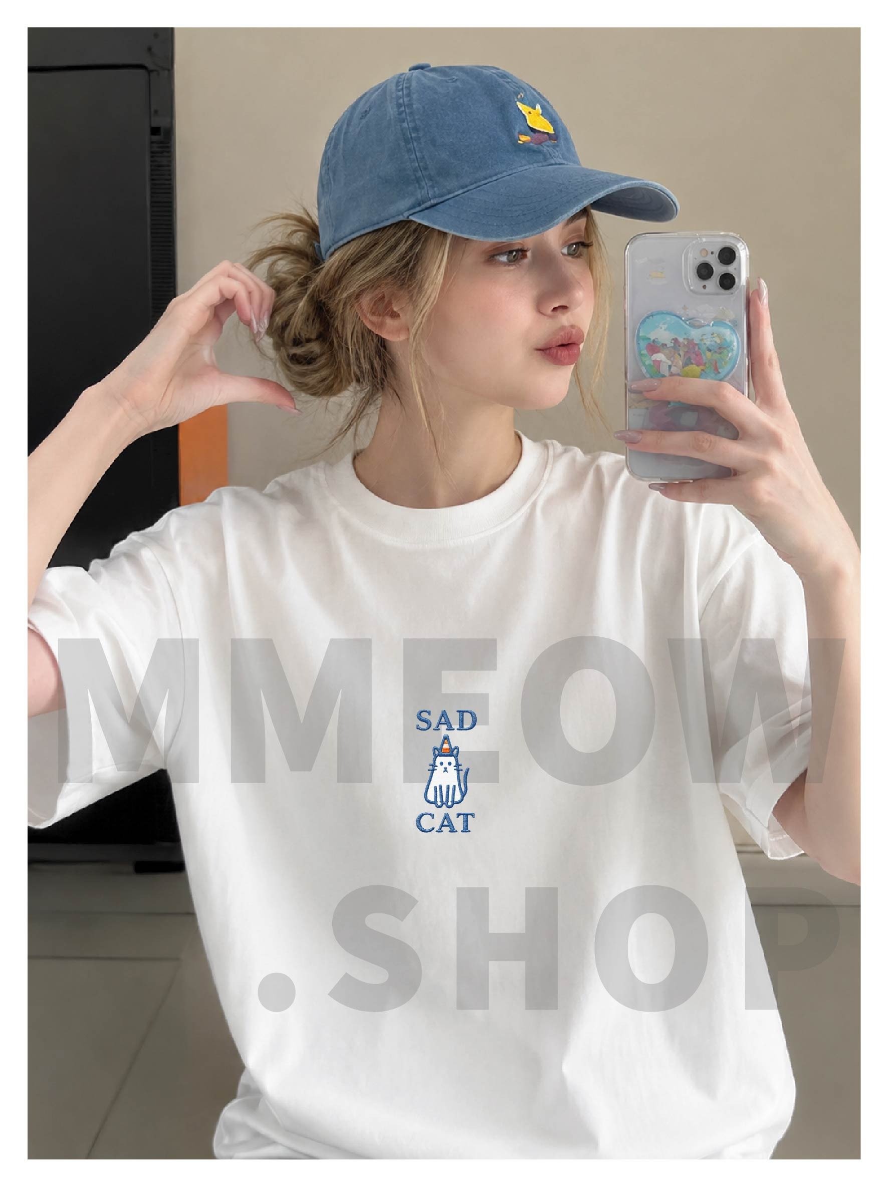 SAD CAT T- shirt product image (56)