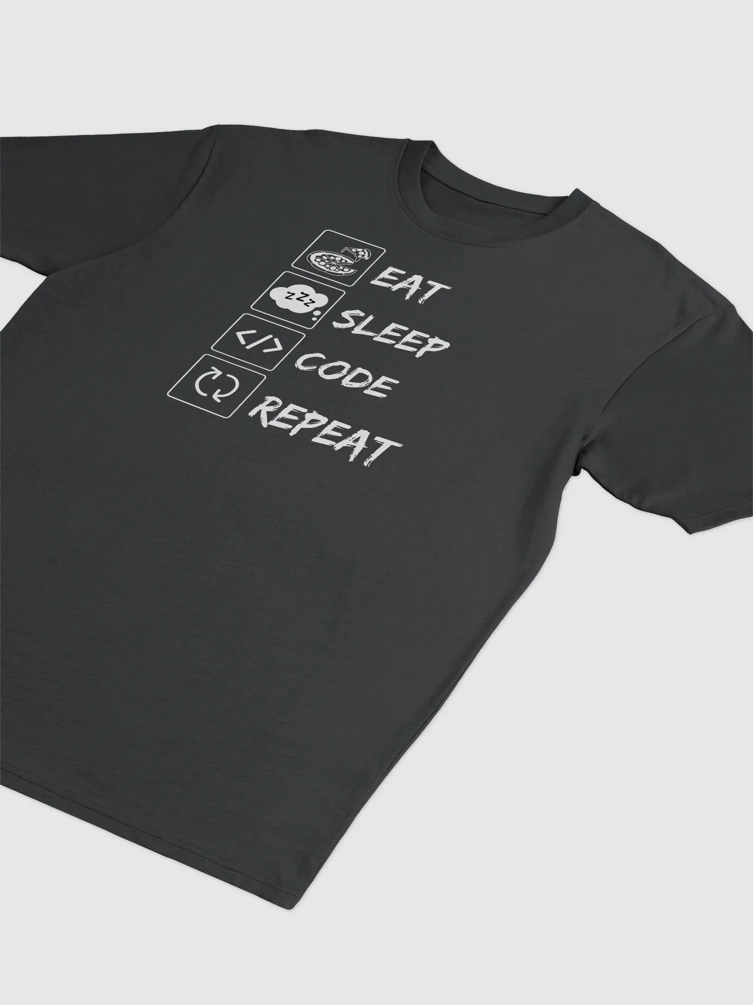 Eat, Sleep, Code, Repeat Tees | Premium Heavyweight Cotton product image (3)