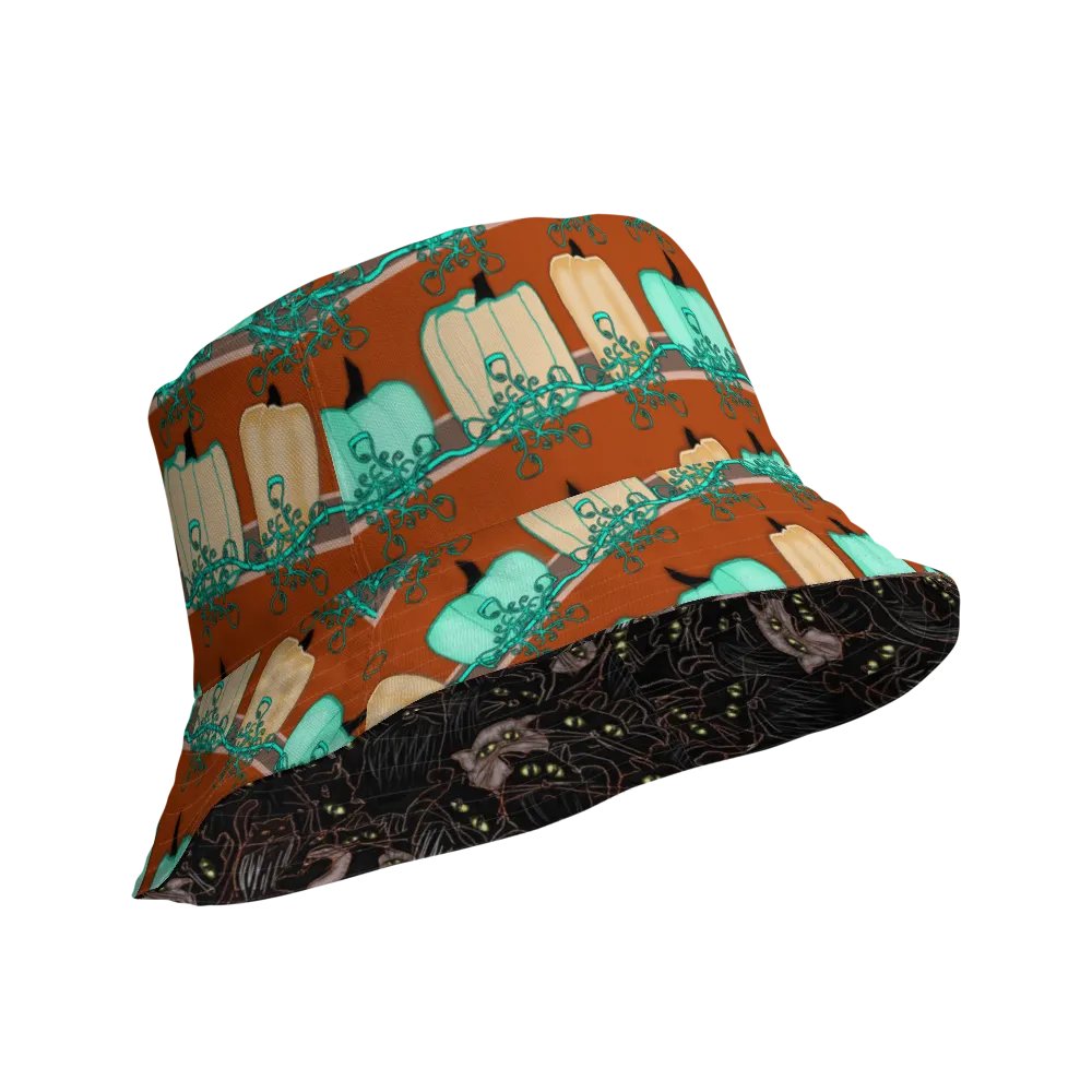Black Cats and Pumpkins Buckethat product image (4)