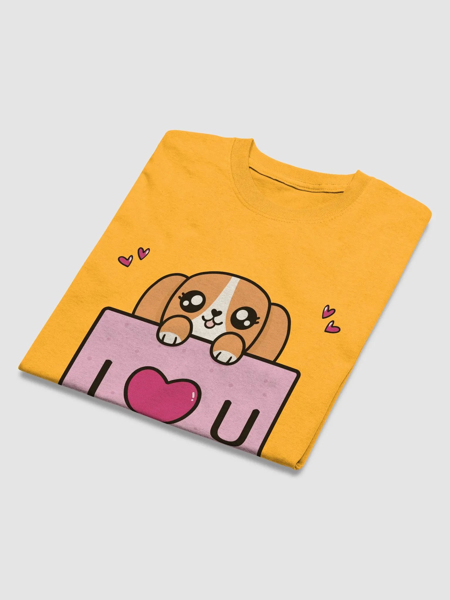 Adorable Love Dog Cartoon T-Shirt product image (12)
