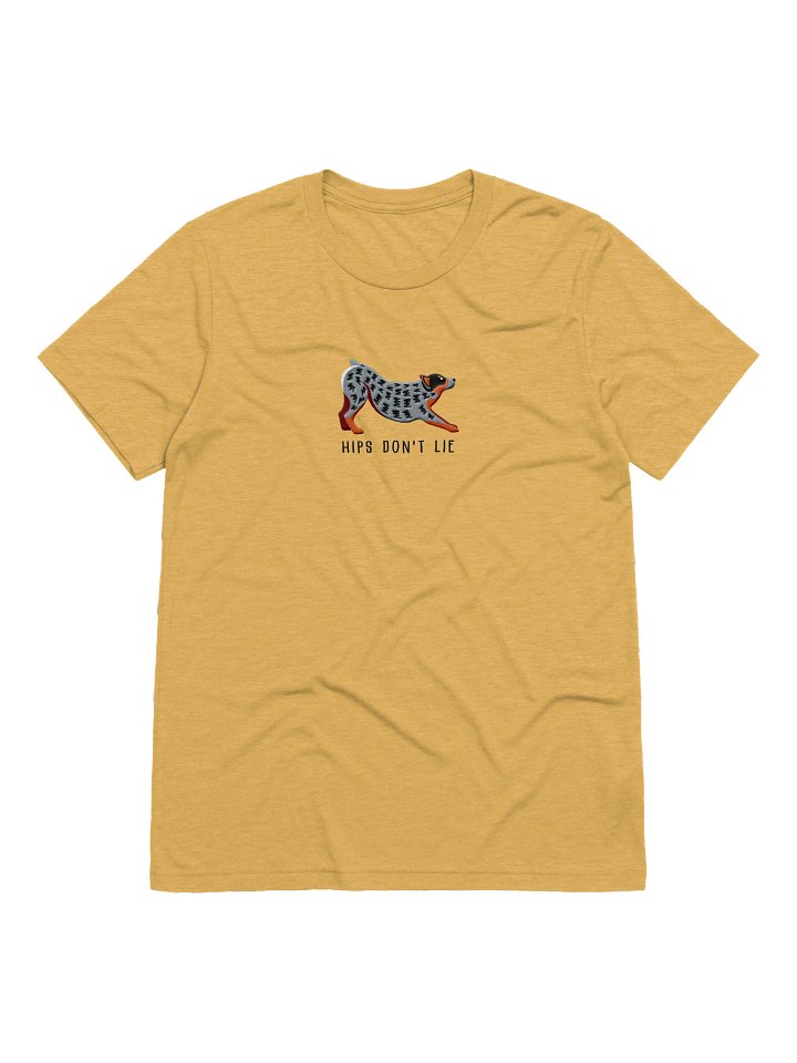 Hips Don't Lie T-Shirt(Embroidered) of an Australian Cattle Dog(Blue Heeler) product image (49)