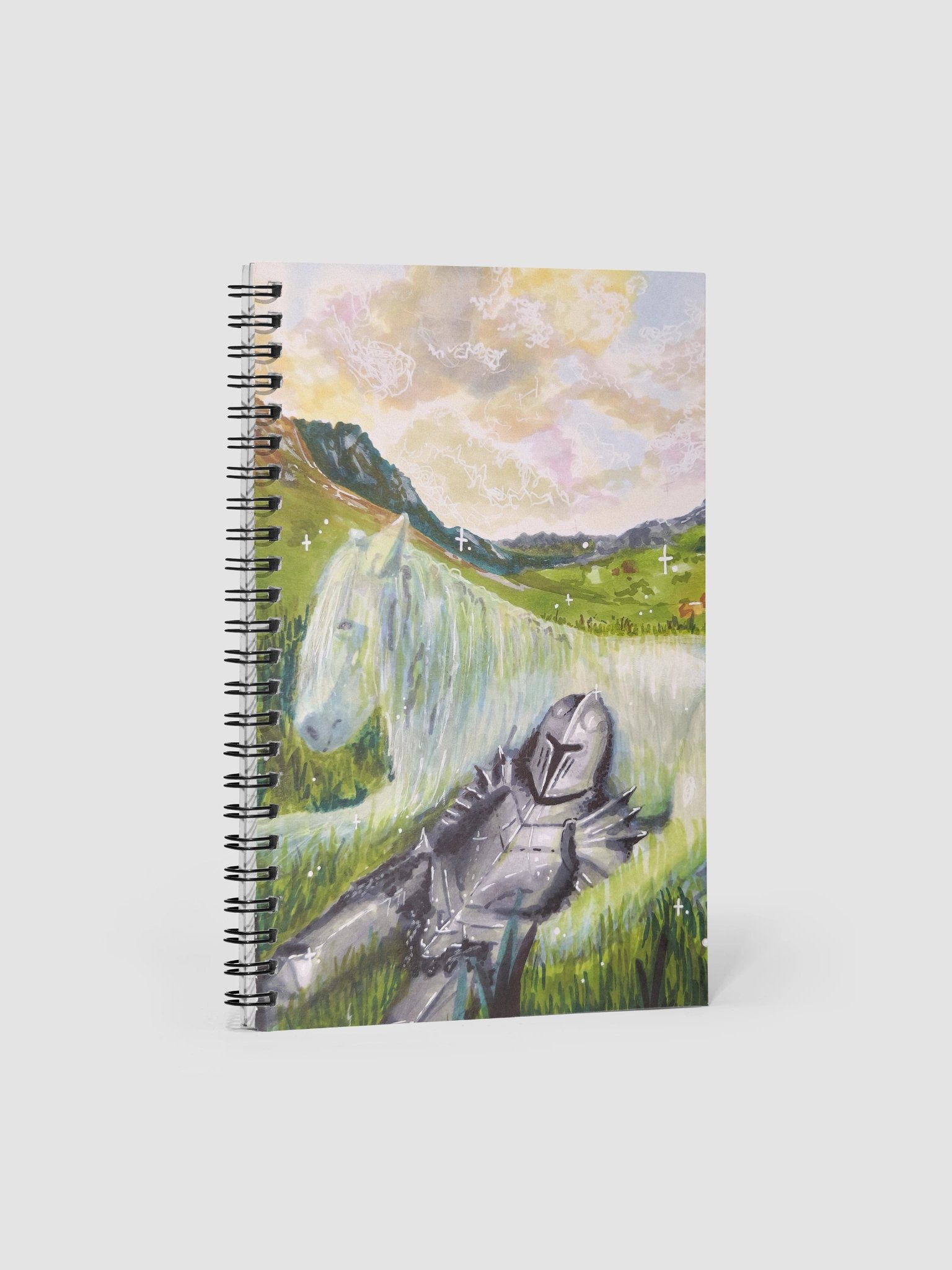 Spectral Knight Spiral Notebook product image (1)