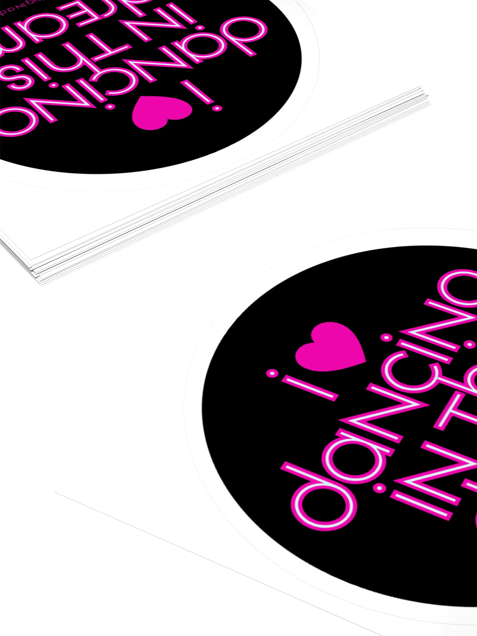 'I love dancing in this dream' sticker 5.5"x5.5" product image (4)