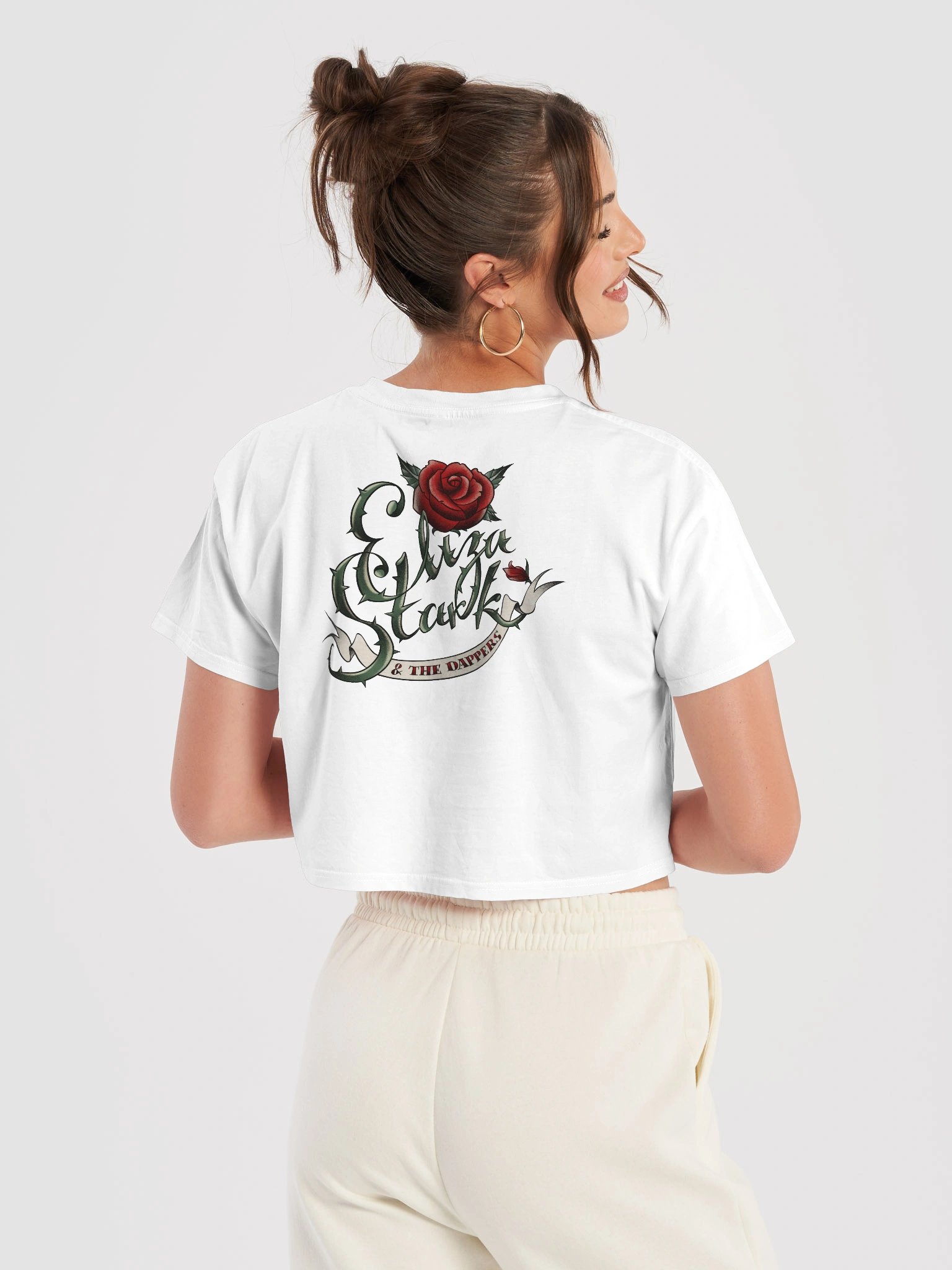 Higher Cropped Tee - White product image (6)