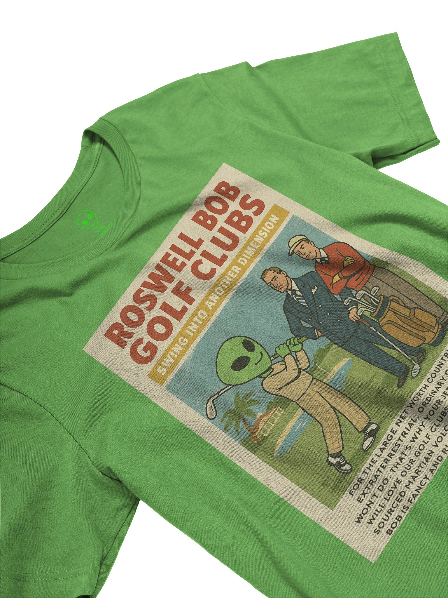Martian Golf Clubs 1950's Roswell Aliens Retro Concert Tee Fit Unisex T-Shirt product image (75)
