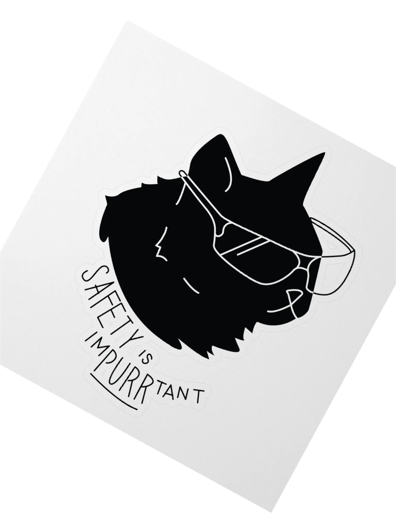 Safety is imPURRtant sticker product image (5)