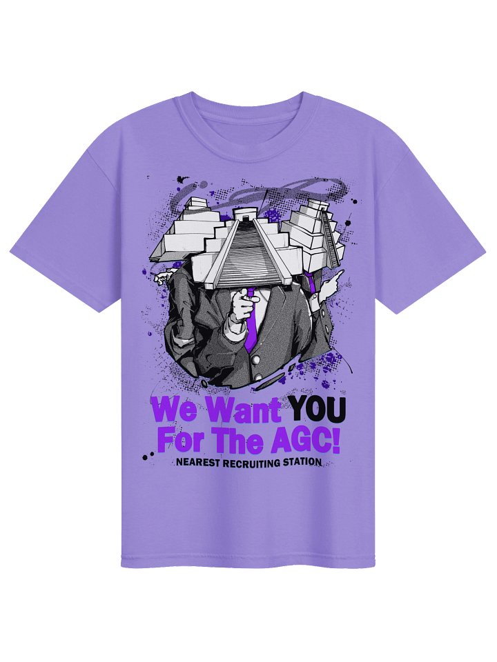 AGC RECRUIT TEE PURPLE product image (1)
