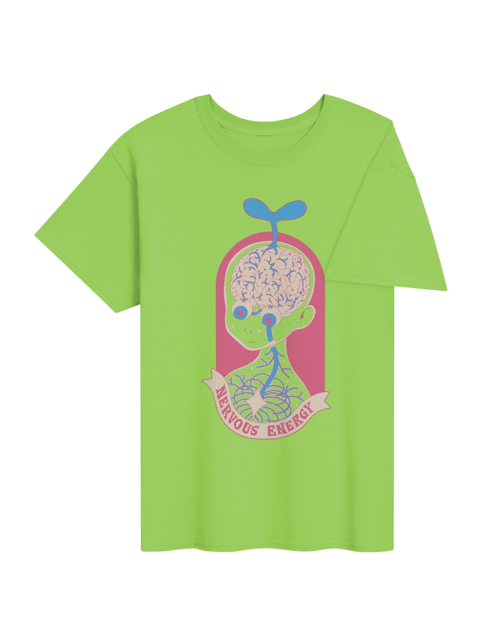 Alt Nervous Energy - Tee - Green product image (4)