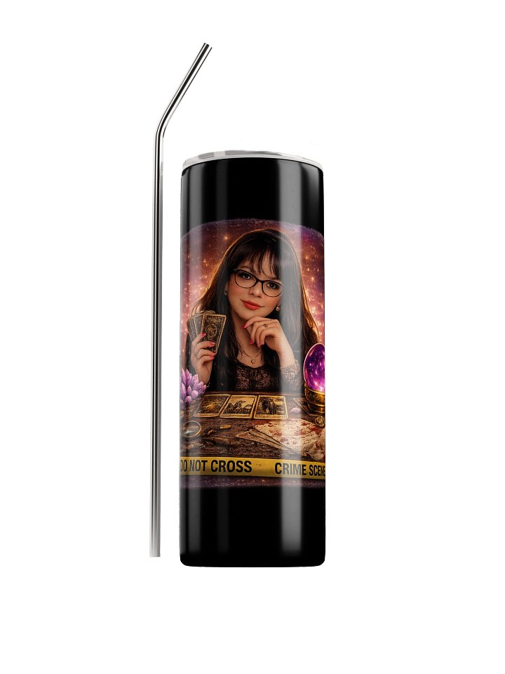 Tarot Crime with Zelda Tumbler – True Oracle Exclusive 🔮🕯️ product image (1)