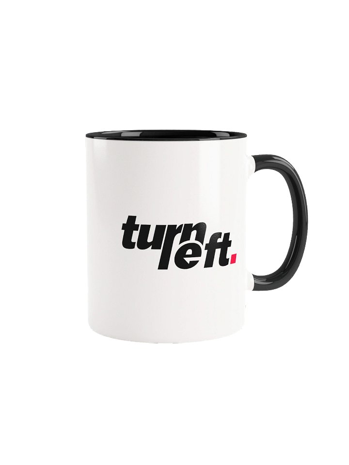 Turn Left Mug- Two Colour product image (2)